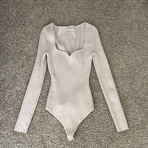 Abercrombie ribbed knit bodysuit - never worn